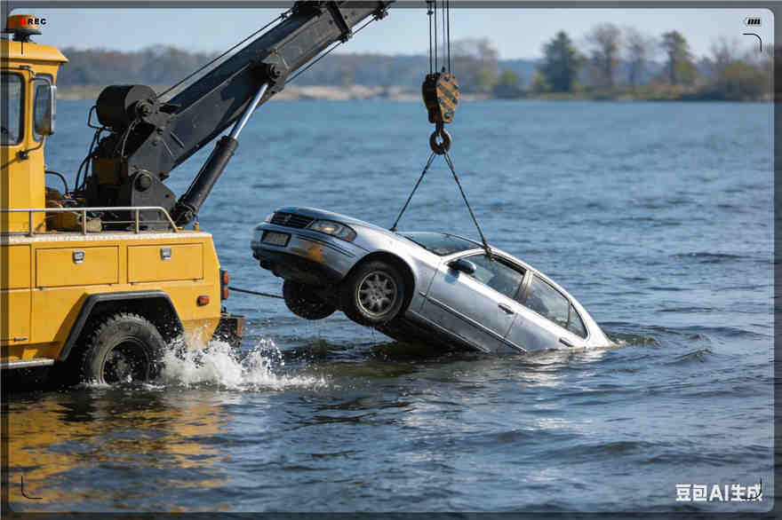 湛江吊车救援电话【案例】